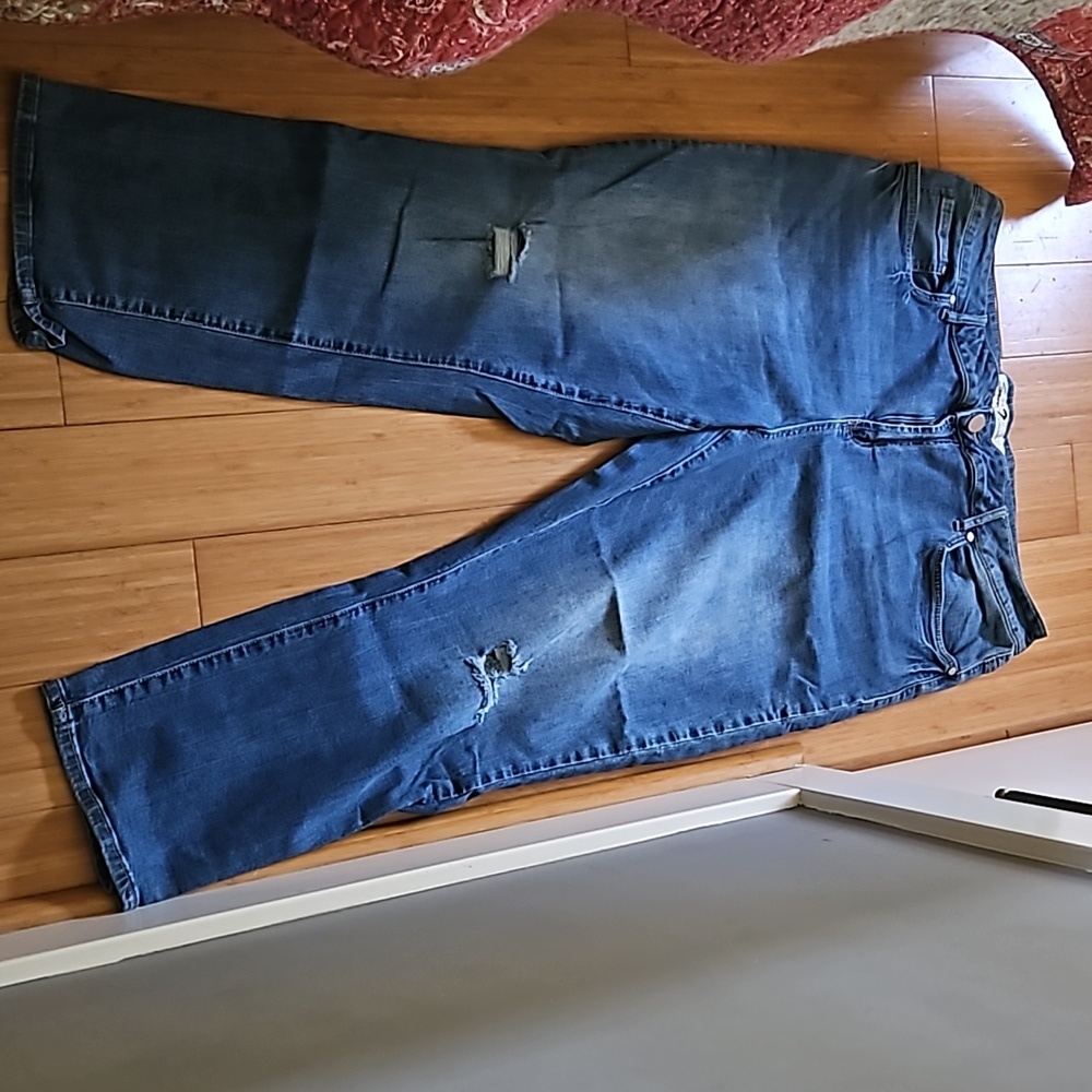 Seven 7 High Rise Flare Crop Jeans size 20W
